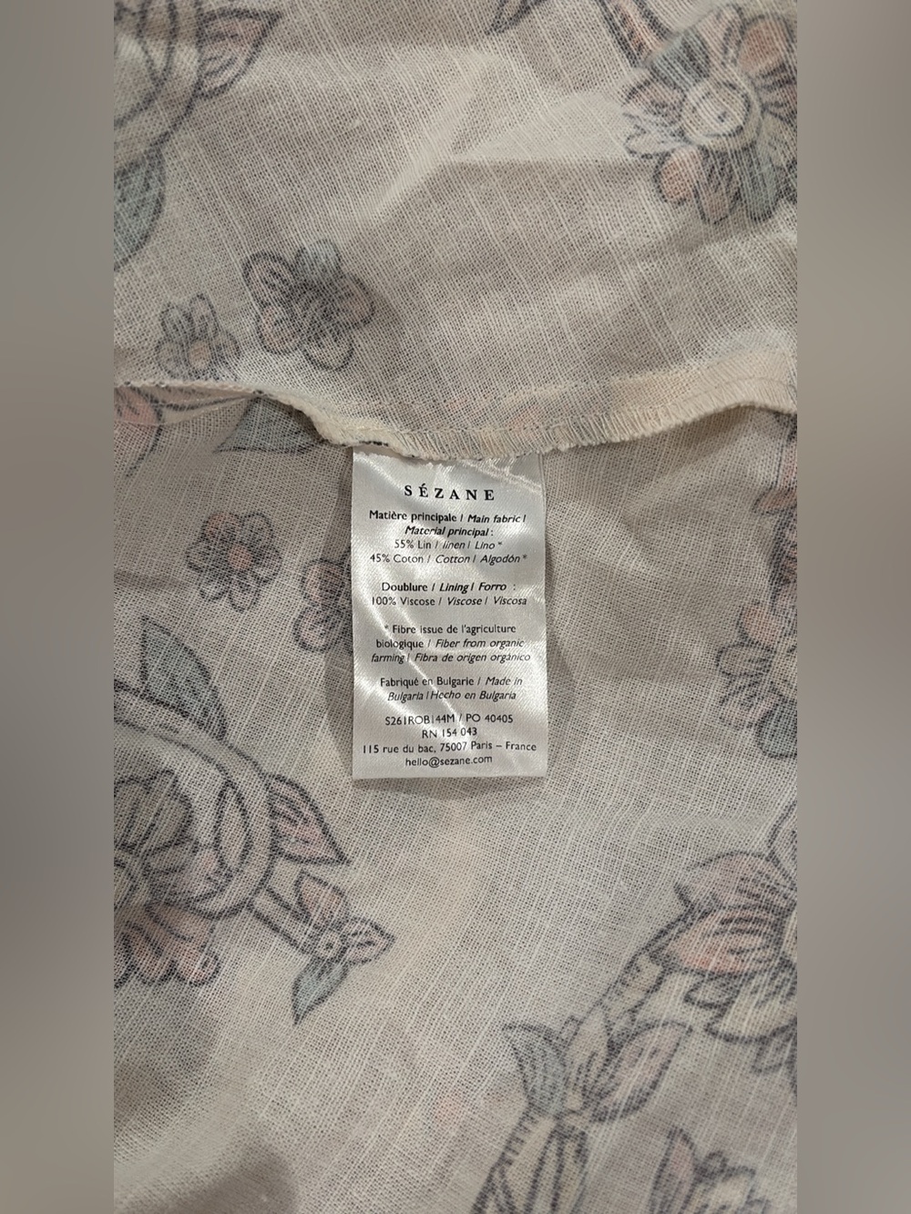NWOT Sezane Ithea Maxi Dress, Size 4 $310 - Picture 7 of 8